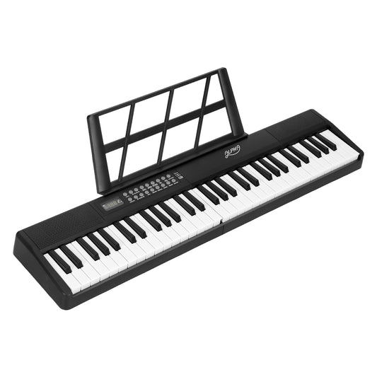 Alpha 61 Keys Foldable Electronic Piano Keyboard Digital Electric w/ Carry Bag-0