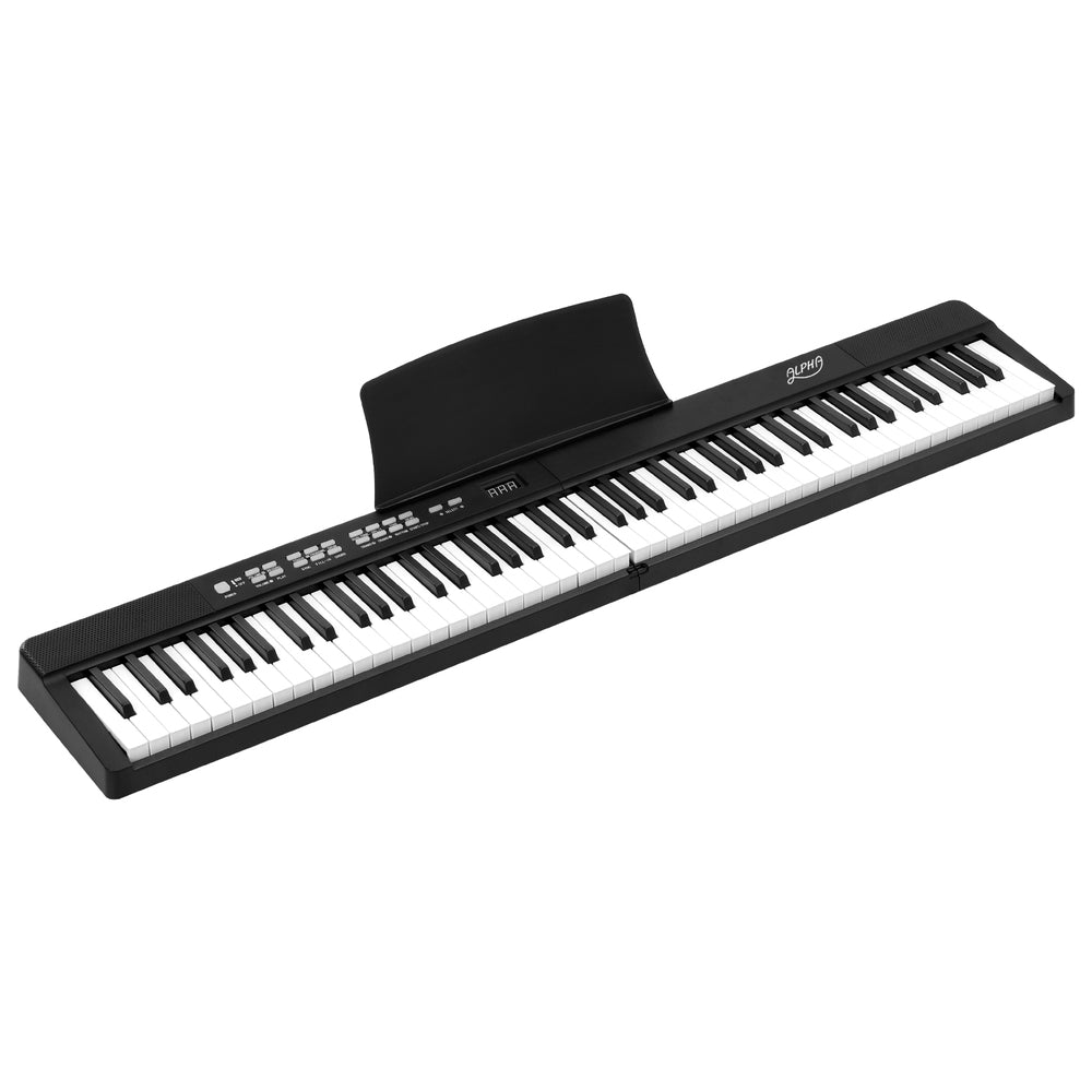 Alpha 88 Keys Foldable Electronic Piano Keyboard Digital Electric w/ Carry Bag-0