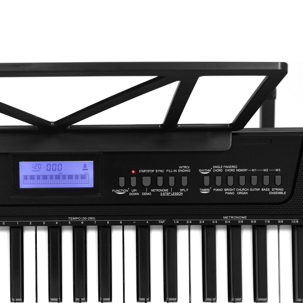 Alpha 61 Keys Electronic Piano Keyboard Digital Electric w/ Stand Touch Sensitive-2