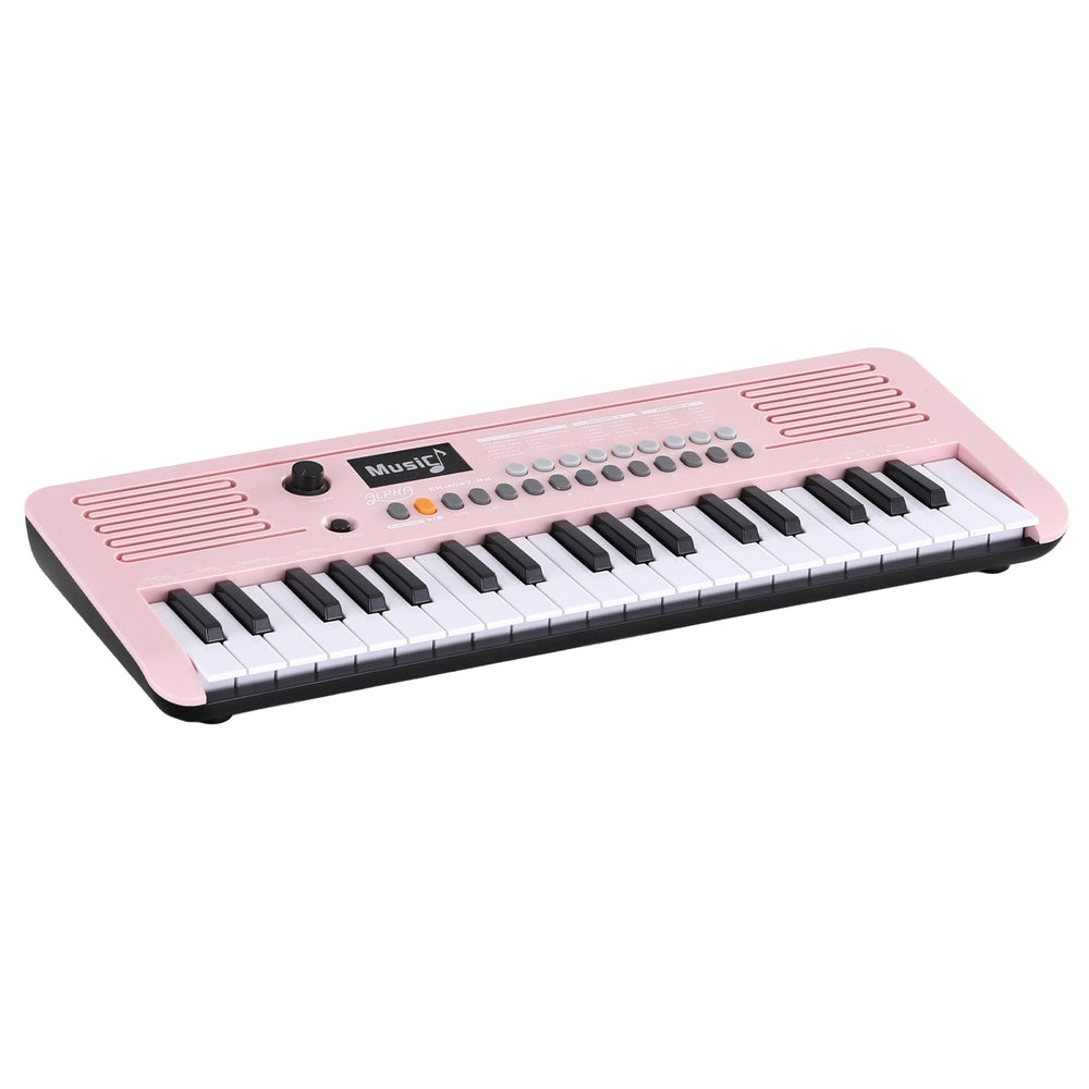 Alpha 37-Key Digital Piano Keyboard for Kids Beginners Electronic Keyboard Piano Gift Pink-0