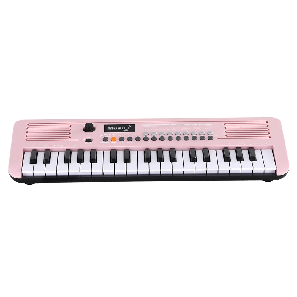 Alpha 37-Key Digital Piano Keyboard for Kids Beginners Electronic Keyboard Piano Gift Pink-2