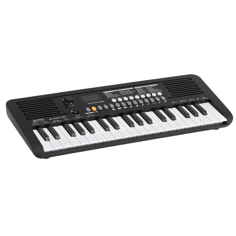 Alpha 37-Key Digital Piano Keyboard Electric Black-0