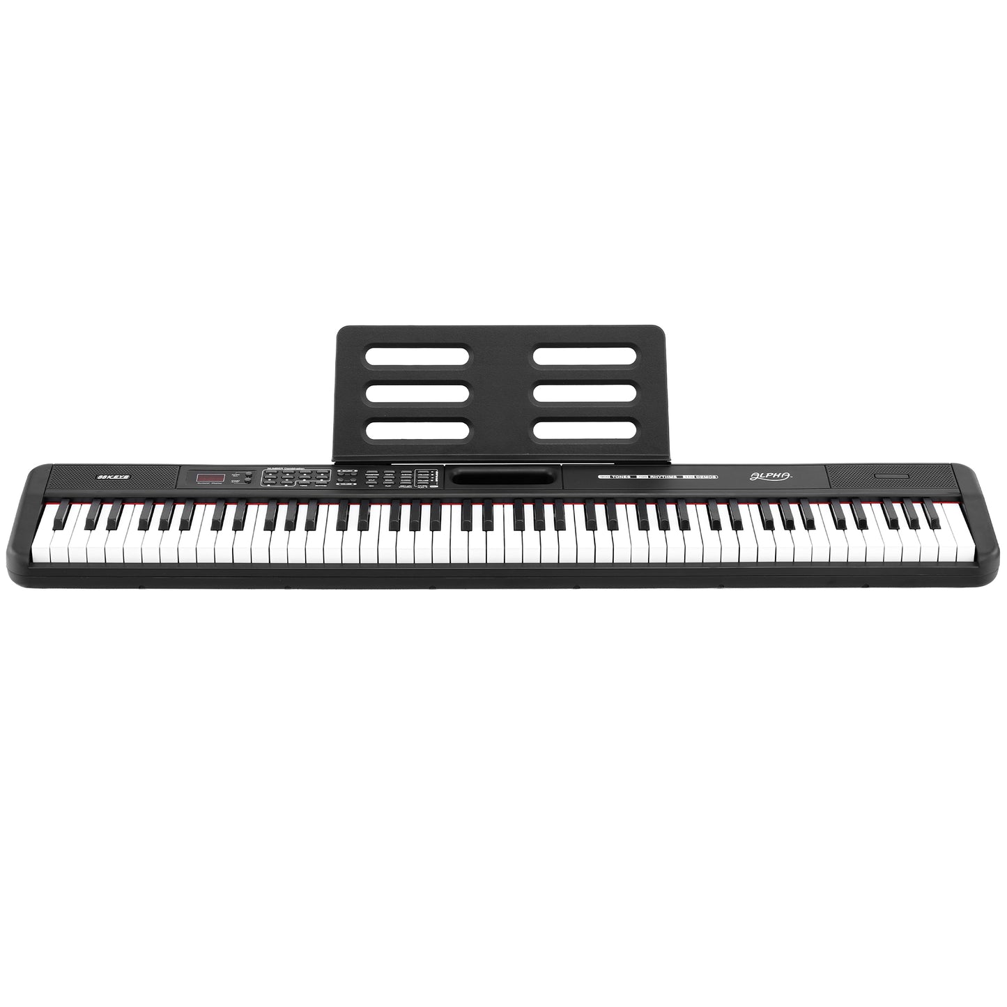 Alpha Piano Keyboard 88 Keys Electric Electronic Keyboard Piano Gift Black