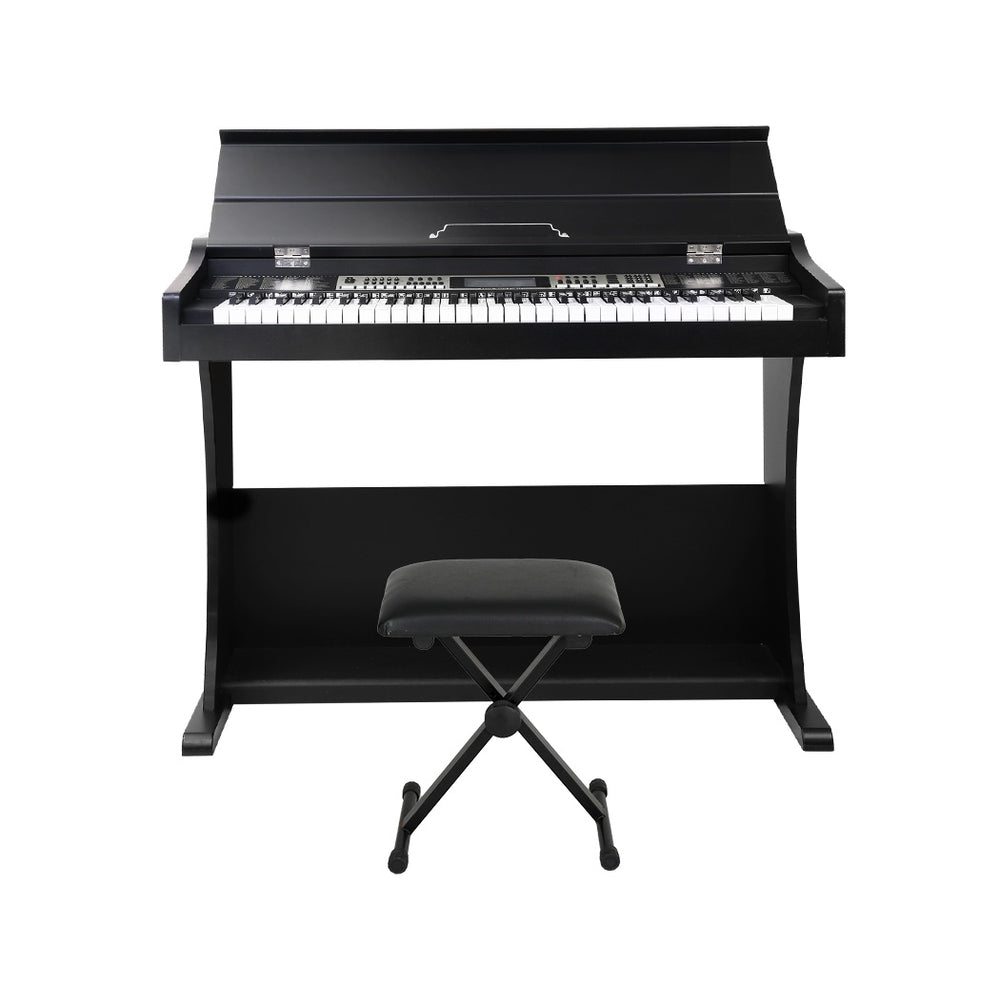 Alpha 61 Keys Electronic Piano Keyboard Digital Electric Classical Stand w/ Stool-2