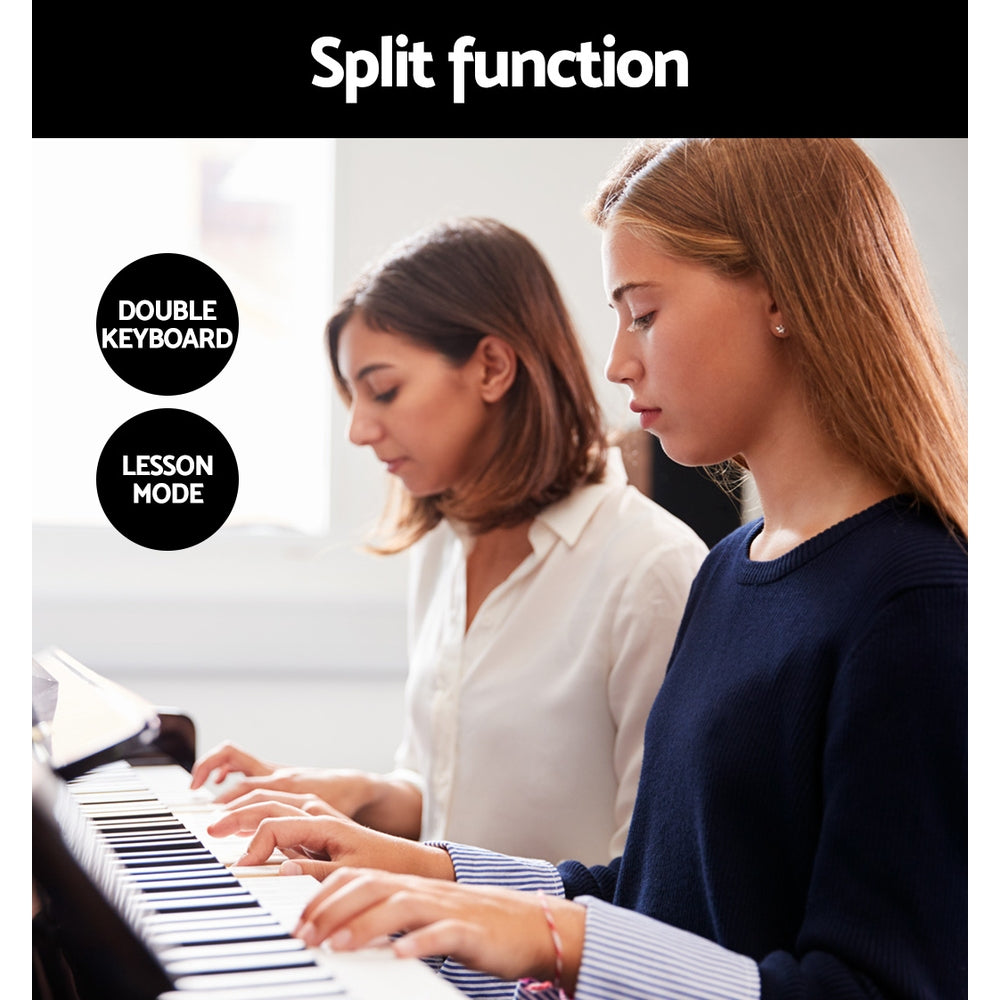 Alpha 88 Keys Electronic Piano Keyboard Digital Electric w/ Stand Full Weighted-4