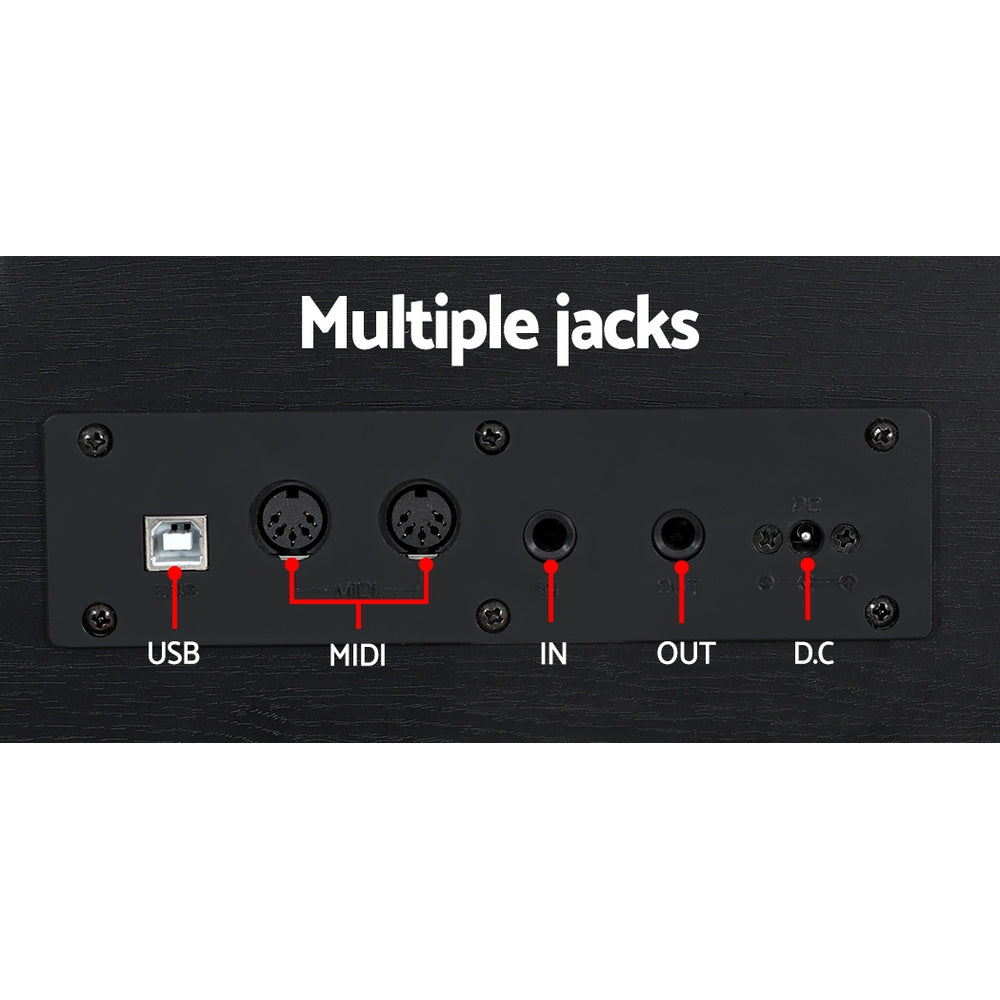 Alpha 88 Keys Electronic Piano Keyboard Digital Electric w/ Stand Full Weighted-5