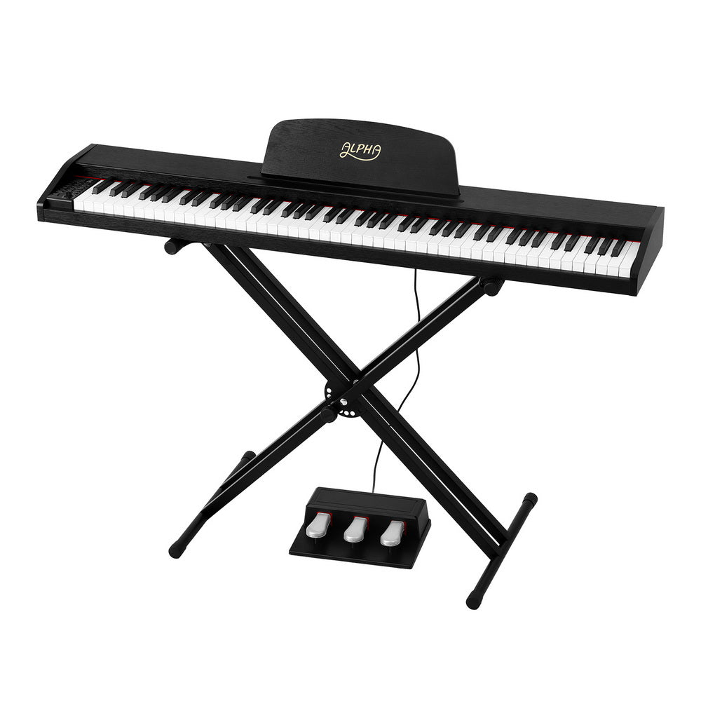 Alpha 88 Keys Digital Piano Keyboard Electronic w/ Stand-0