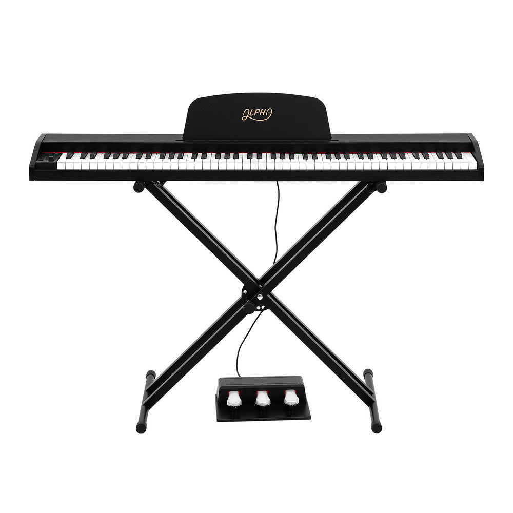 Alpha 88 Keys Digital Piano Keyboard Electronic w/ Stand-2