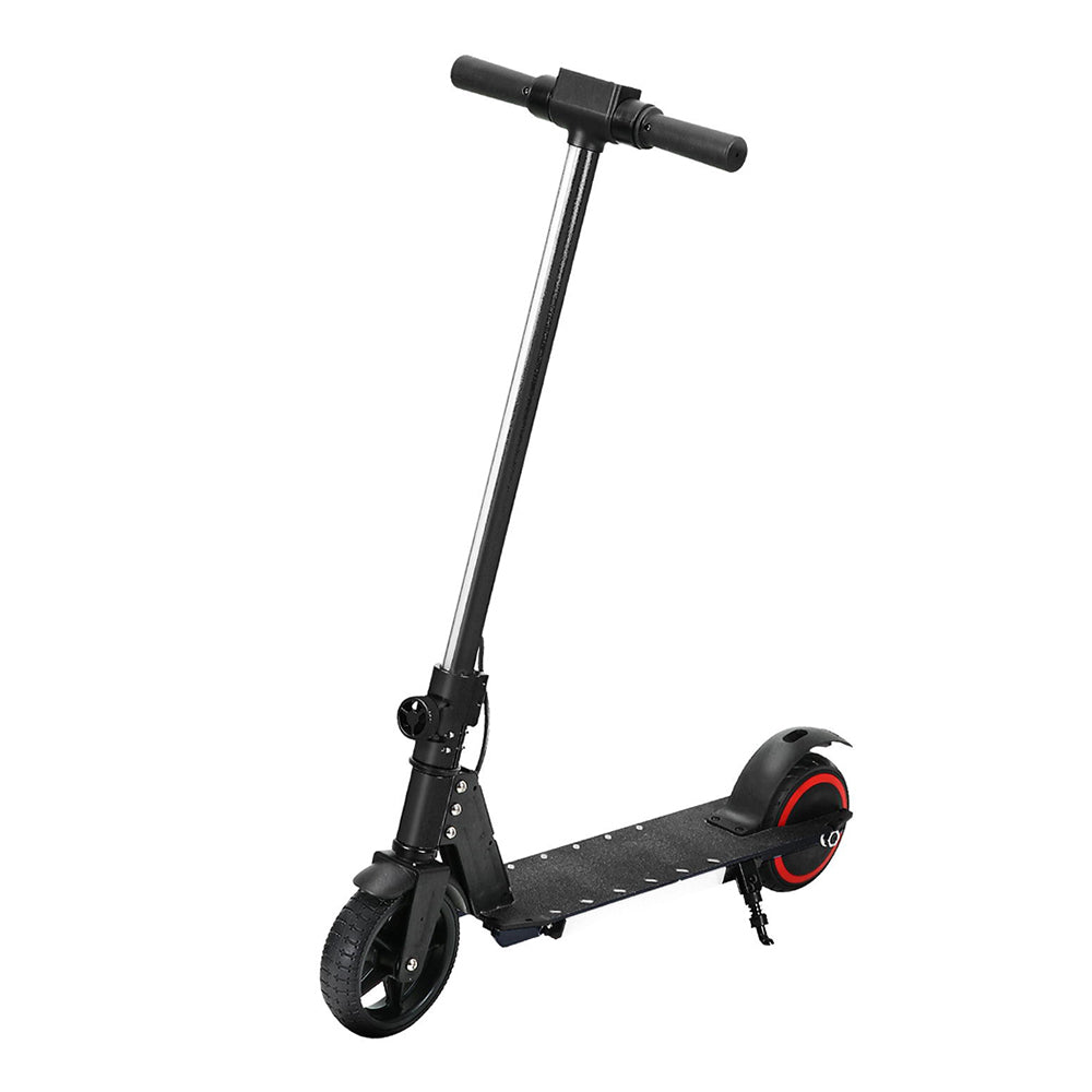 Electric Scooter 130W 16KM/H LED Light Folding Portable Riding Commuter Black-0