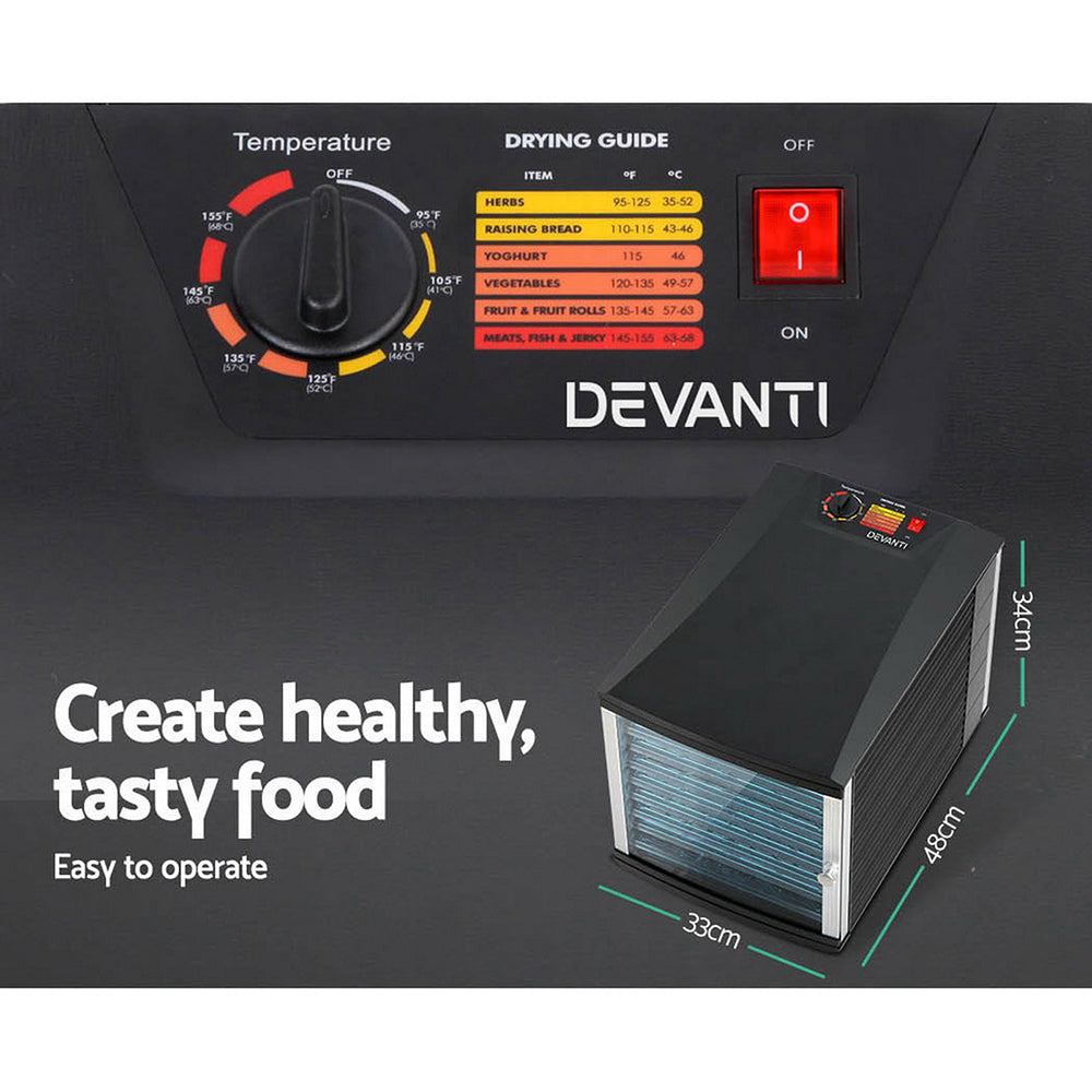 Devanti 10 Trays Food Dehydrator-5