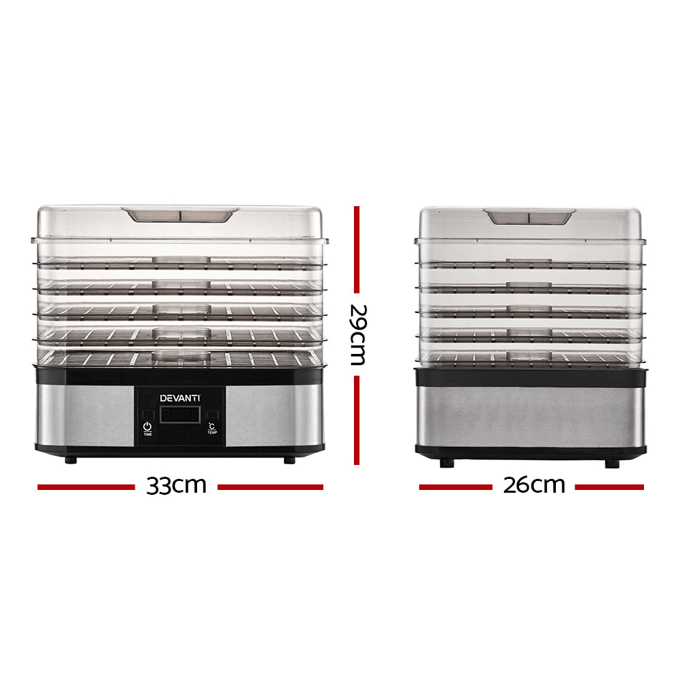 Devanti 5 Trays Food Dehydrator-1