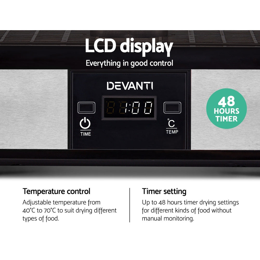 Devanti 5 Trays Food Dehydrator-3