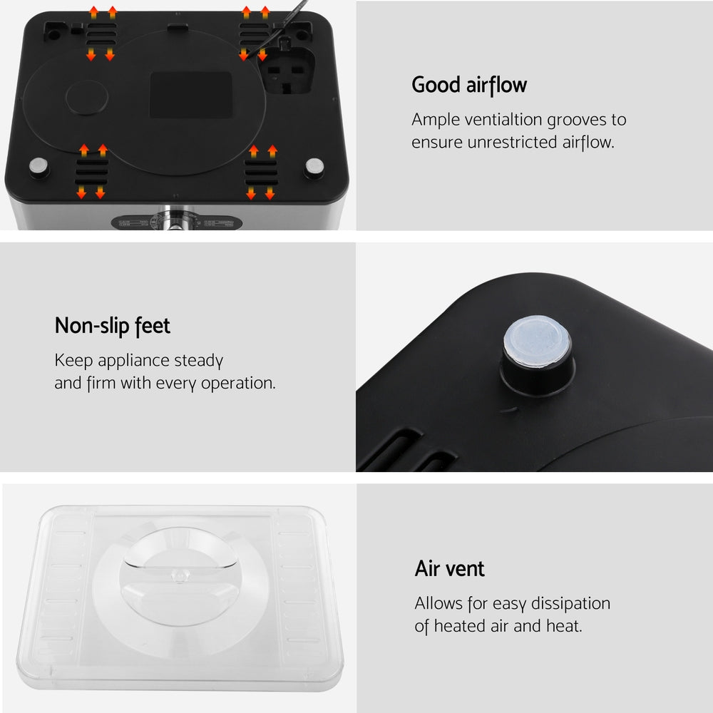 Devanti 5 Trays Food Dehydrator Stainless Steel Tray-5