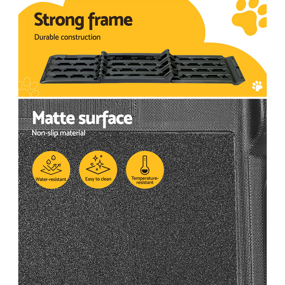 i.Pet Dog Ramp Pet Stairs Steps Car Travel SUV Ladder Foldable Portable Adjustable-5