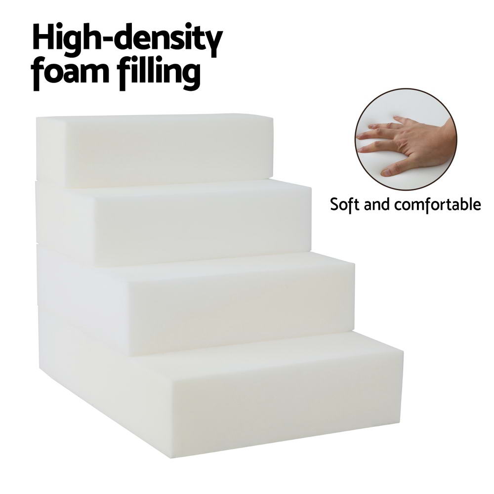 i.Pet Dog Ramp Foam Dog Cover Stairs Portable Cat Ladder For Sofa Bed 4 Steps-4