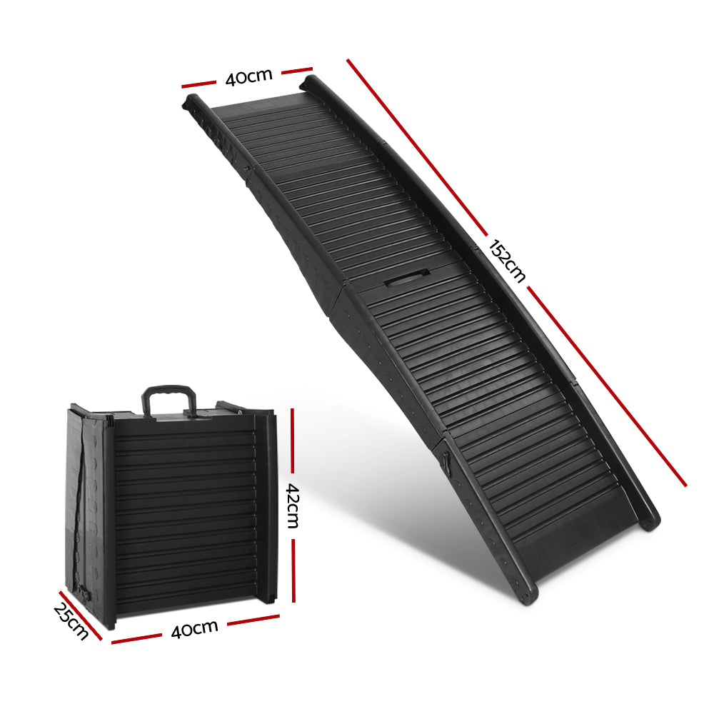 i.Pet Dog Ramp Pet Stairs Steps For Car SUV Ladder Travel Foldable Portable-1