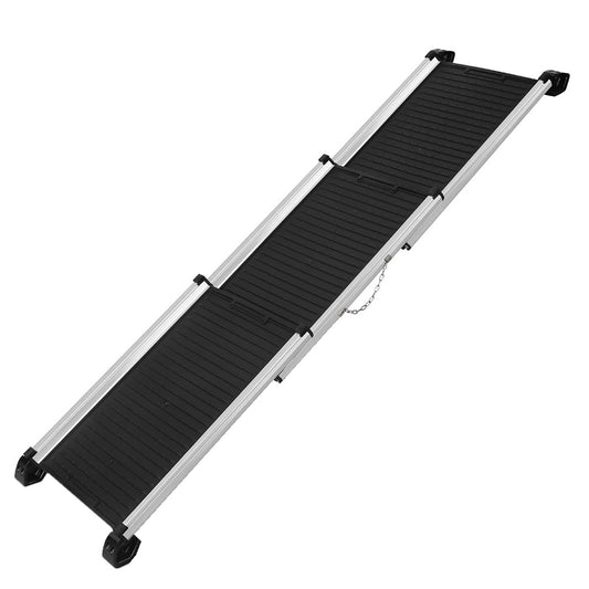 i.Pet Dog Ramp Pet Stairs Steps Car SUV Foldable Portable Ladder Adjustable-0