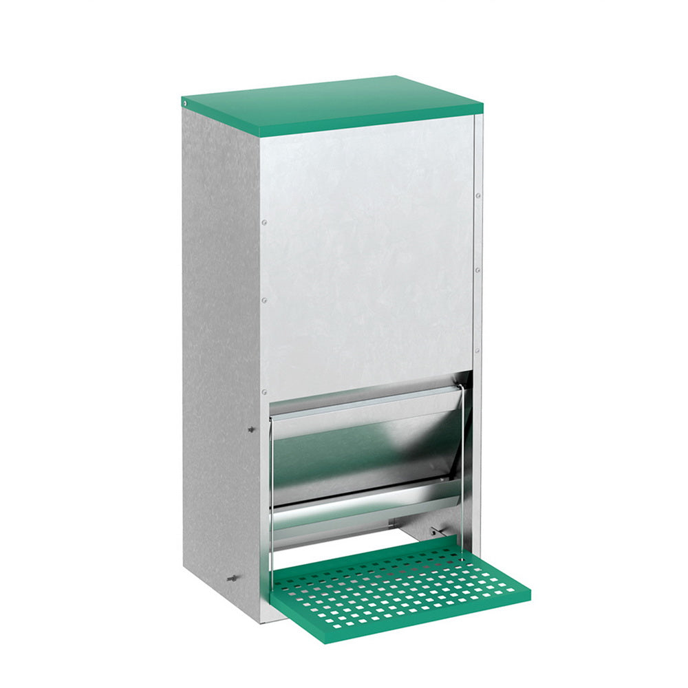 Giantz Automatic Chicken Feeder Port Coop Chick Poultry Treadle Self Opening-0