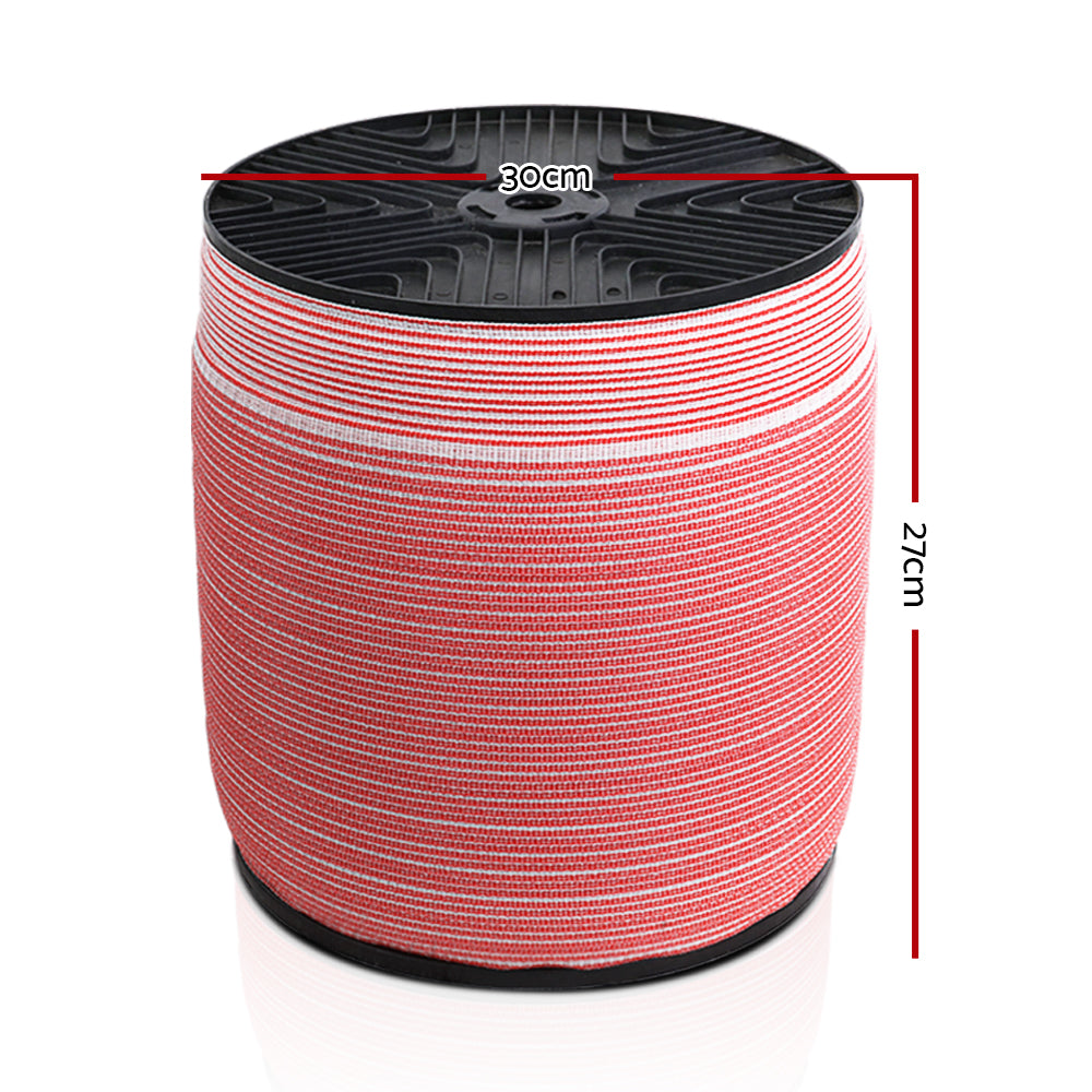 Giantz Electric Fence Poly Tape 1200M-1