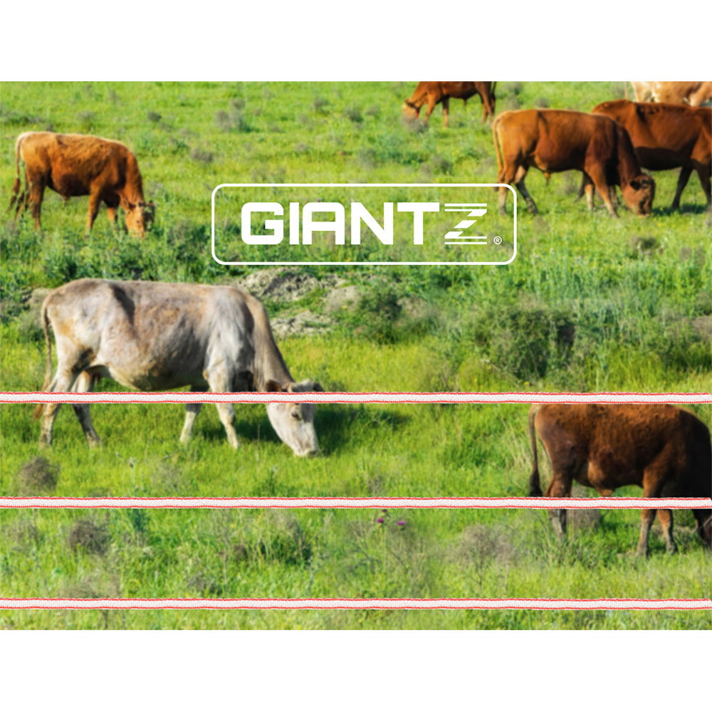 Giantz Electric Fence Poly Tape 1200M-5