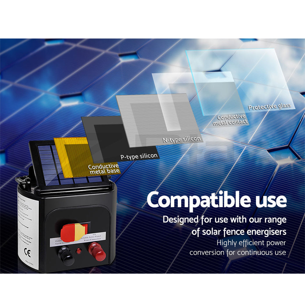 Giantz Electric Fence Poly Tape 400M Insulator-3