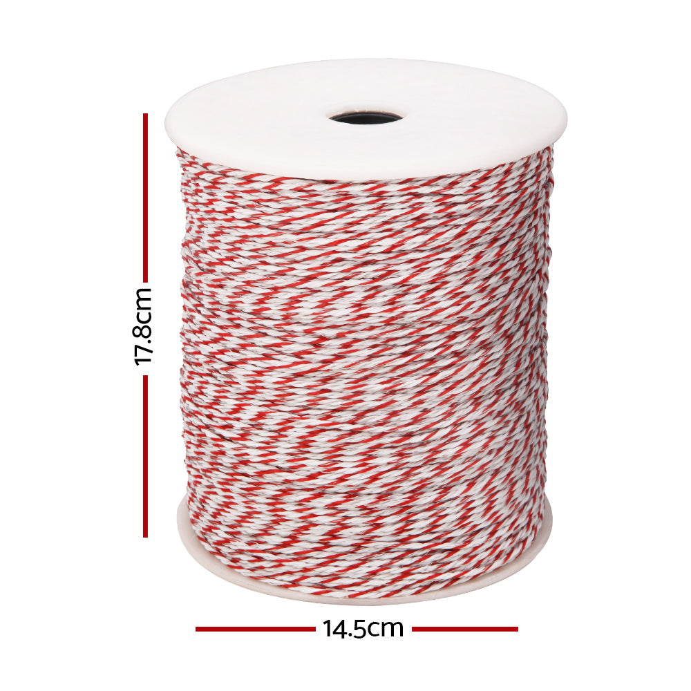 Giantz Electric Fence Poly Wire 500M Insulator-1