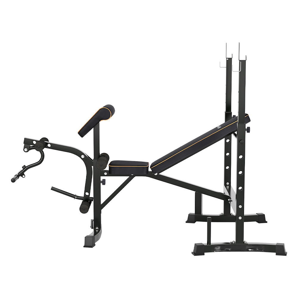 Everfit Weight Bench 10 in 1 Bench Press Home Gym Station 330kg Capacity-2