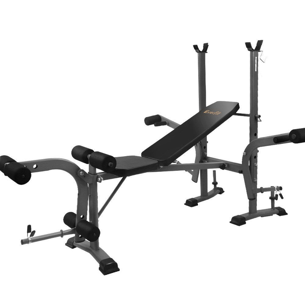 Everfit Weight Bench 8 in 1 Bench Press Adjustable Home Gym Station 200kg-0