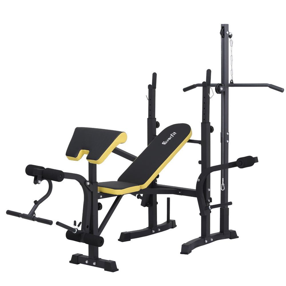 Everfit  Weight Bench 14in1 Press Multi-Station Fitness Home Gym Equipment-2