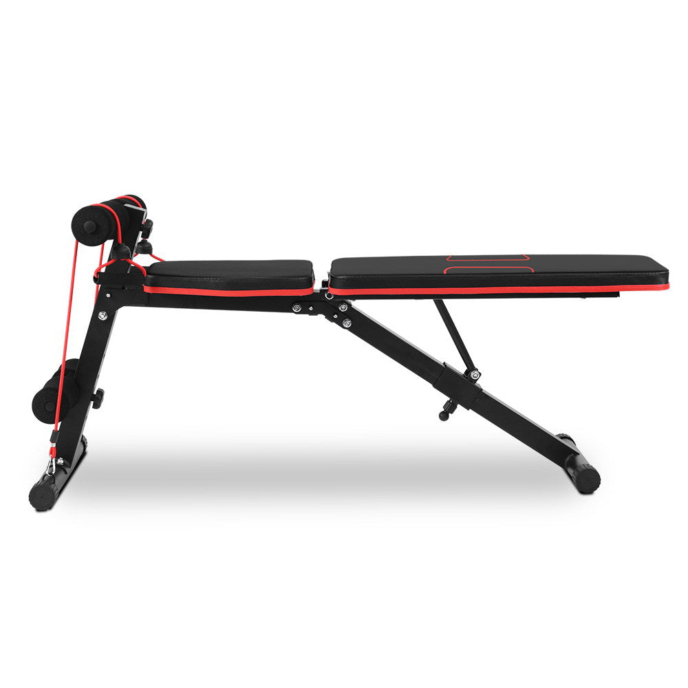 Everfit Weight Bench Adjustable FID Bench Press Home Gym 150kg Capacity-2