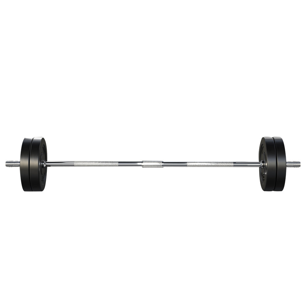 Everfit 48kg Barbell Set Weight Plates Bar Lifting Bench 168cm-2