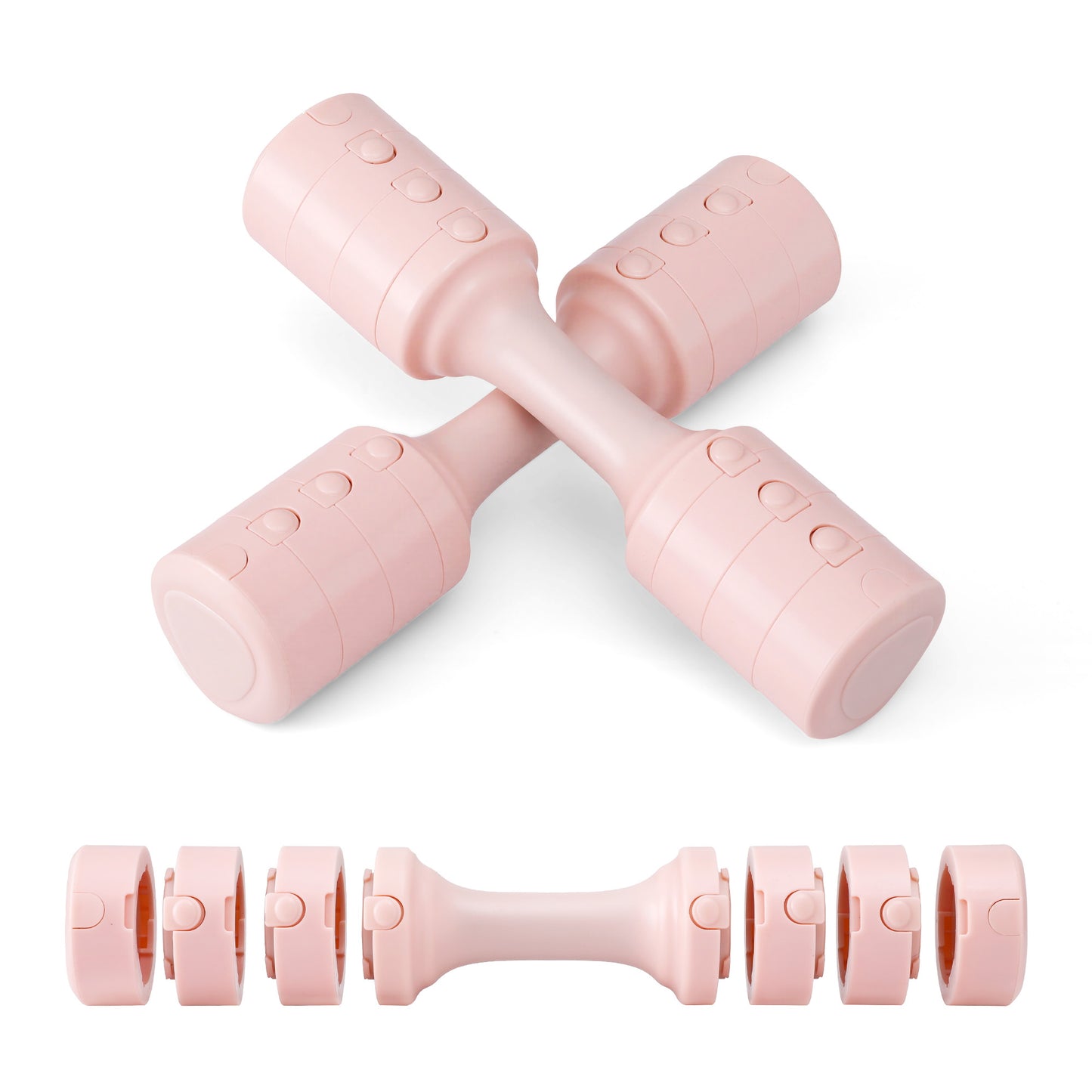 Everfit 2x2.5kg Adjustable Dumbbell Set Weights Set 4-in-1 Home Gym Workout Strength Training-0