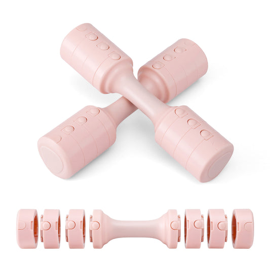 Everfit 2x2.5kg Adjustable Dumbbell Set Weights Set 4-in-1 Home Gym Workout Strength Training-0