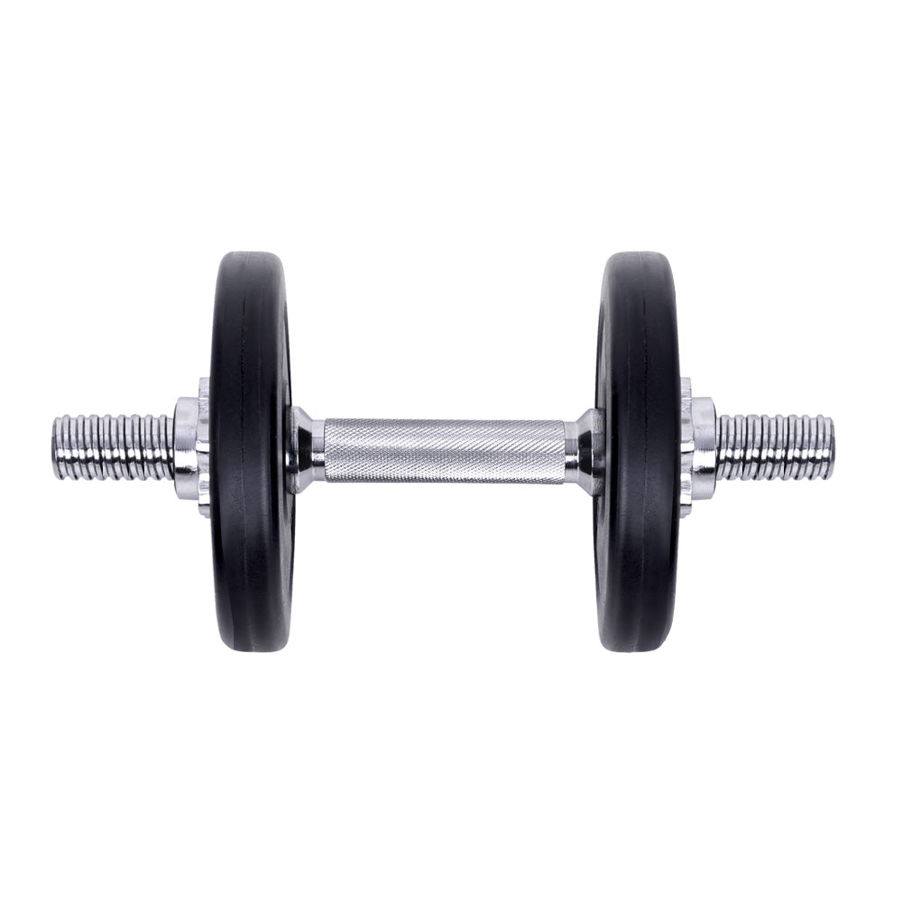 Everfit 15kg Dumbbell Set Weight Plates Dumbbells Lifting Bench-2