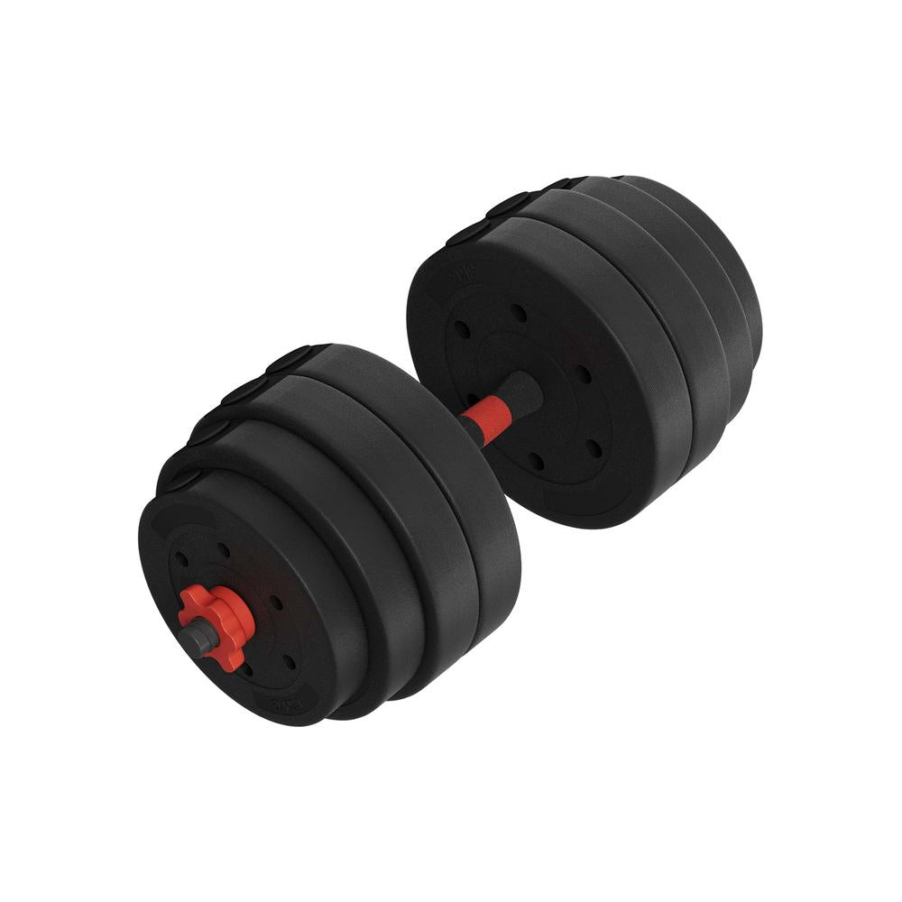 Everfit 40kg Adjustable Dumbbells Set Kettle Bell Weight Plates Barbells Gym-3