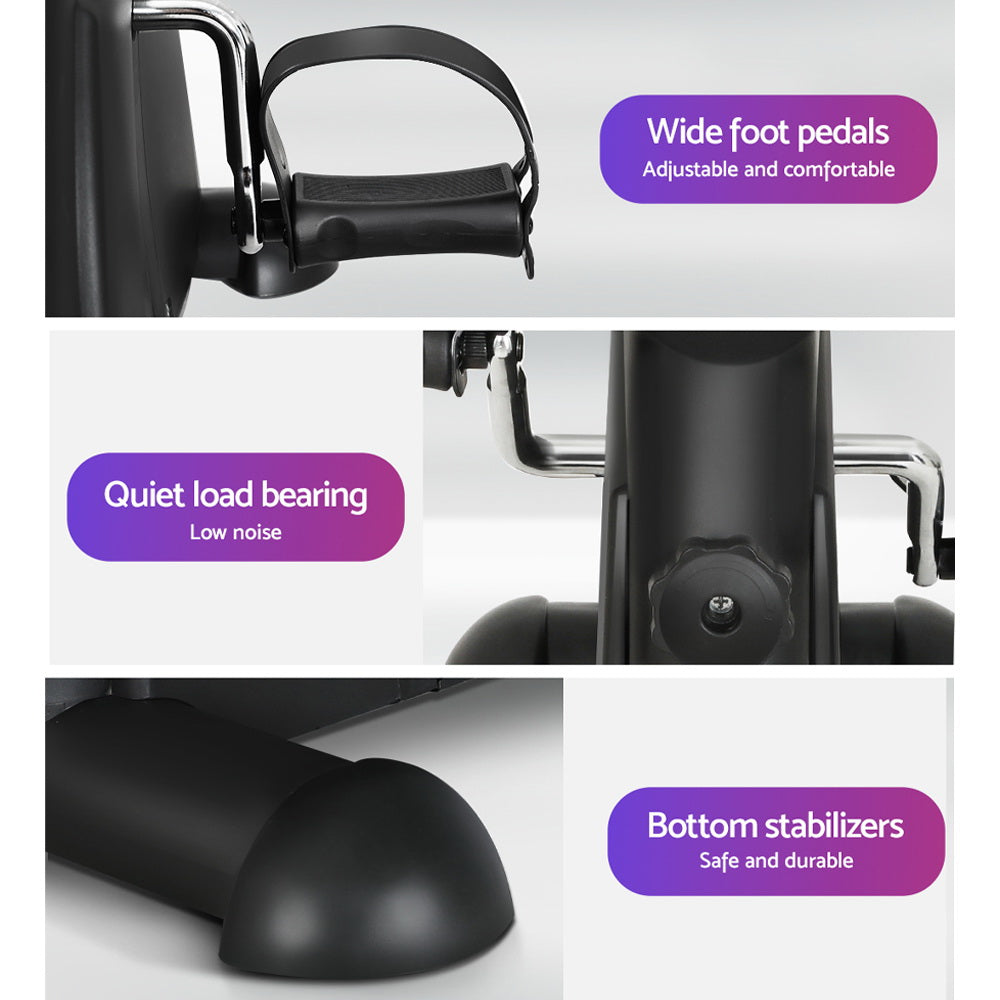 Everfit Pedal Exerciser Mini Exercise Bike Cross Trainer Under Desk Bike-5