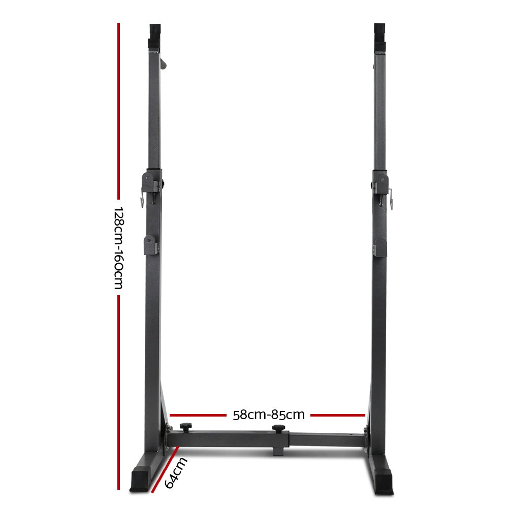 Everfit Weight Bench Adjustable Squat Rack Home Gym Equipment 300kg-1