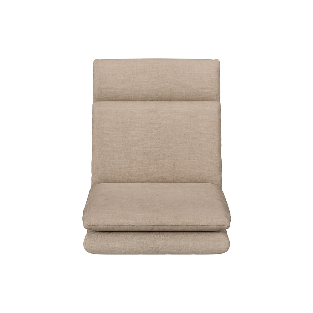 Artiss Floor Chair Sofa 1 Seater Linen Beige-2