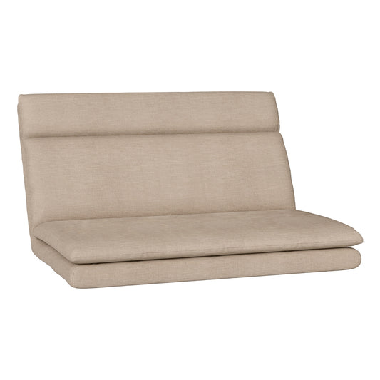 Artiss Floor Chair Sofa 2 Seater Linen Beige-0