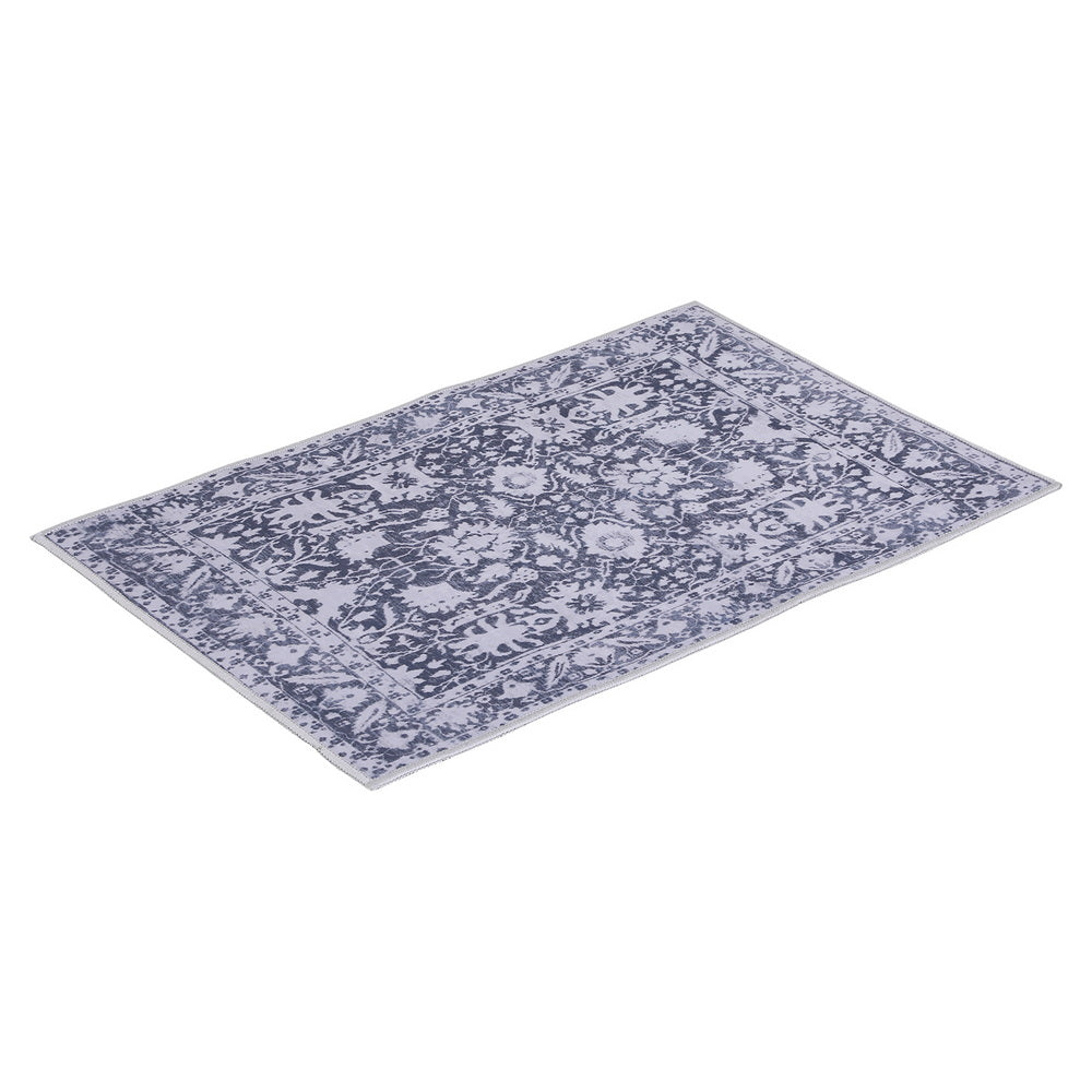 Artiss Floor Rug 50X80cm Doormat Soft Velvet Non-Slip Bath Mat Small Rug Modern-1