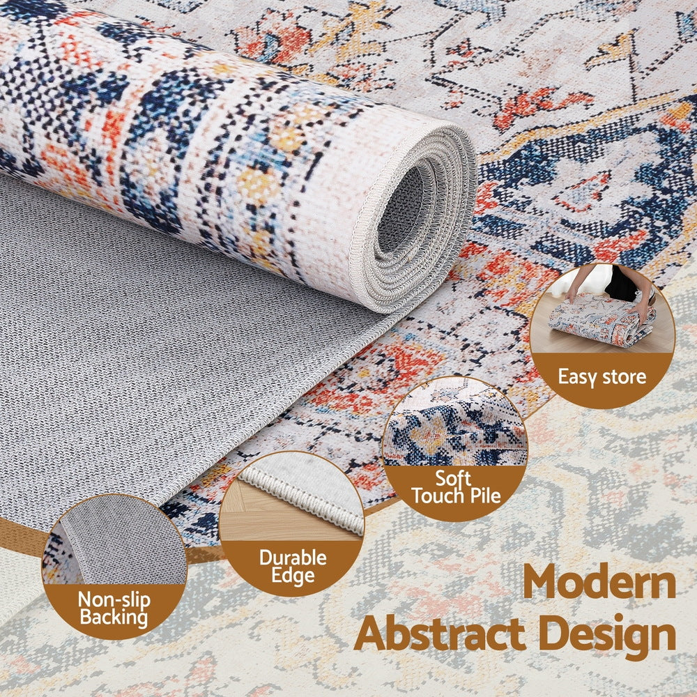 Artiss Floor Rug 200X290cm Large Washable Carpet-4