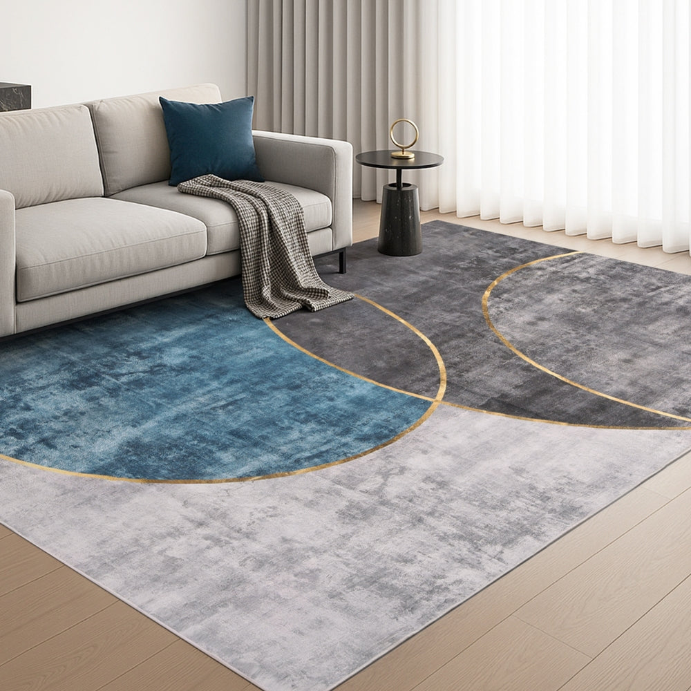 Artiss Washable Floor Rug 240X340cm Large Geometric Area Rug Modern Floor Carpet-6