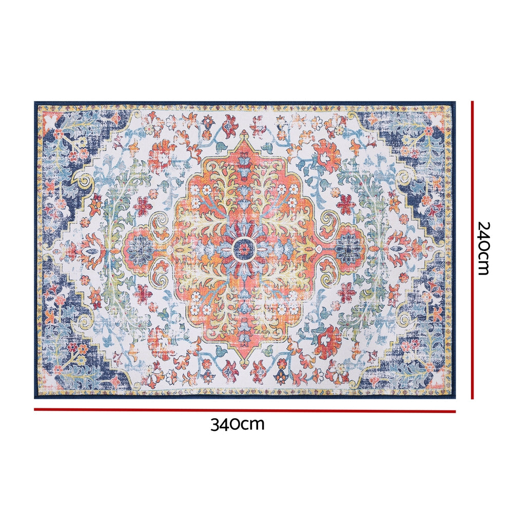 Artiss Floor Rug 240X340cm Large Washable Geometric Area Rug Modern Carpet Mat-1