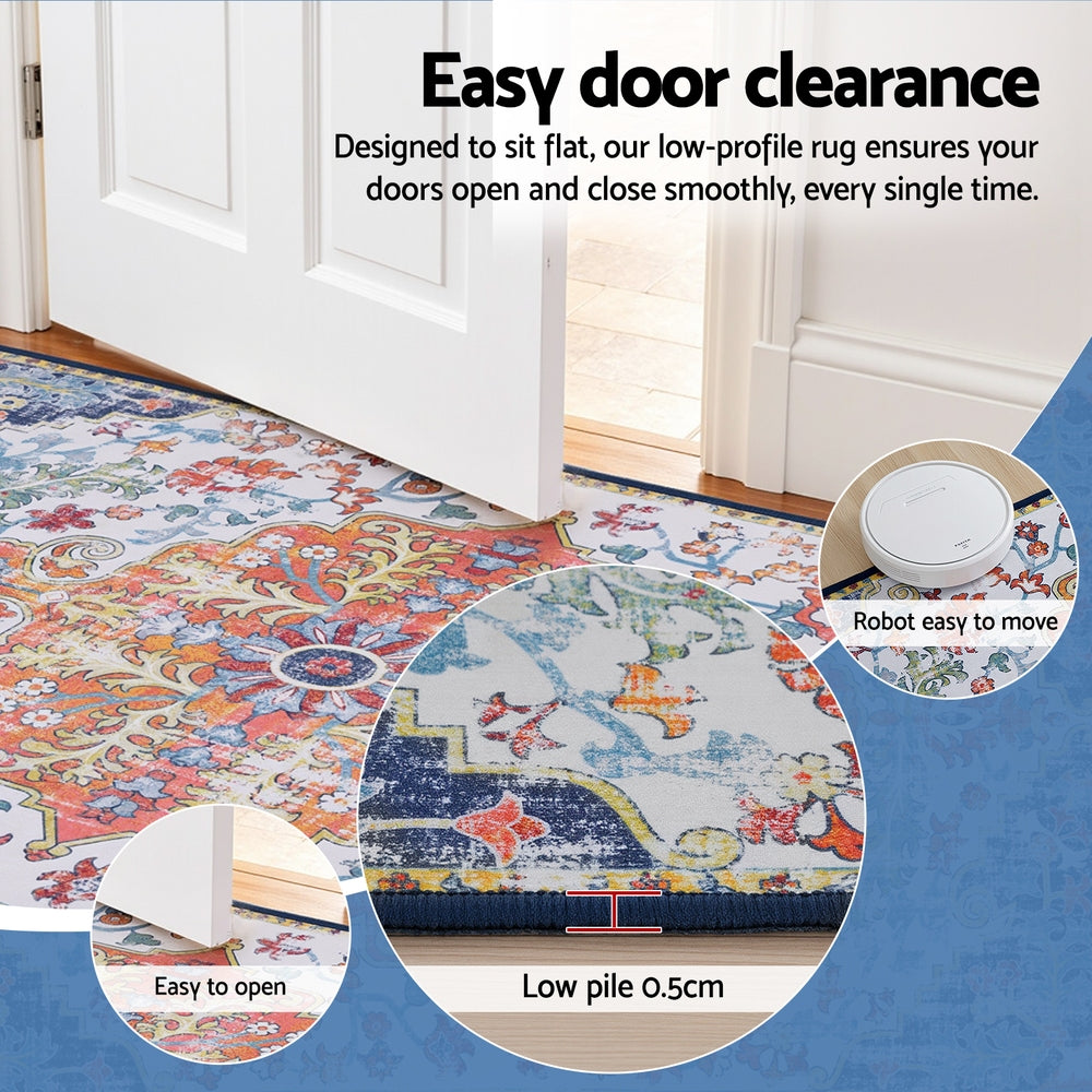 Artiss Floor Rug 240X340cm Large Washable Geometric Area Rug Modern Carpet Mat-4