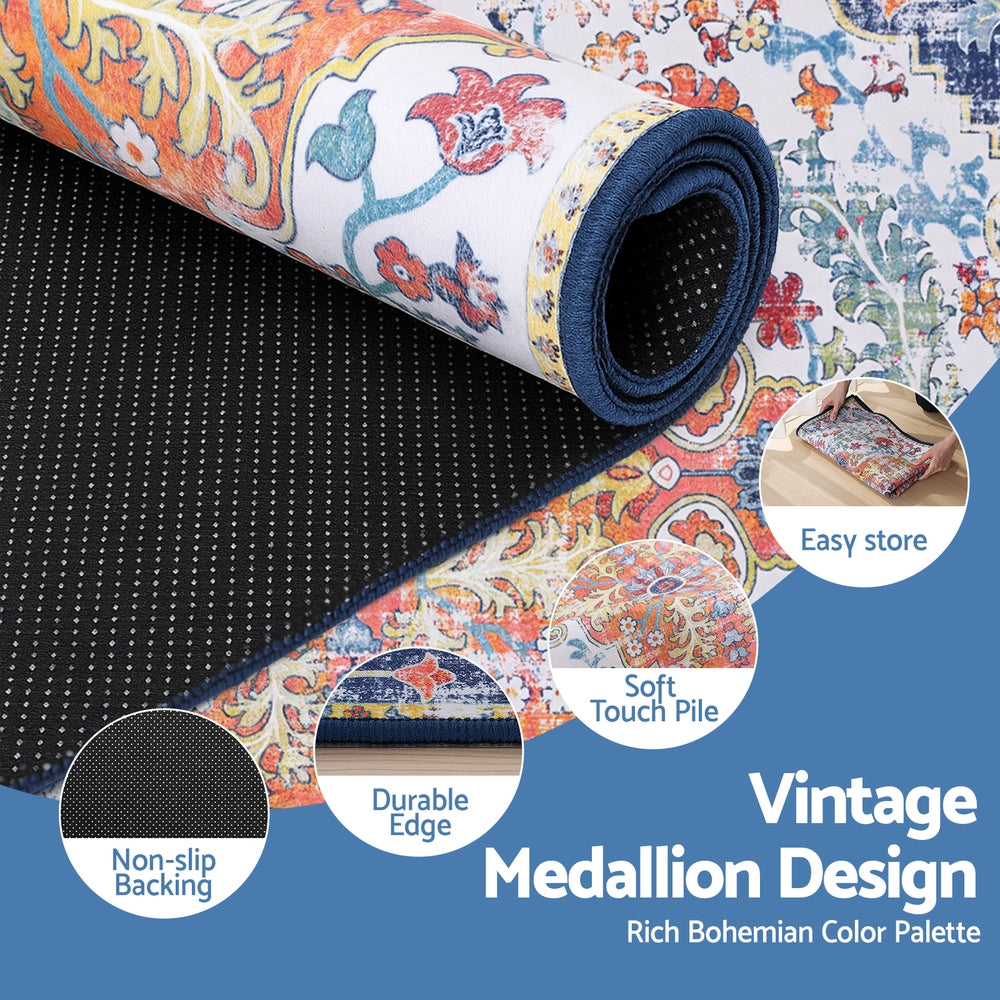 Artiss Floor Rug 240X340cm Large Washable Geometric Area Rug Modern Carpet Mat-5