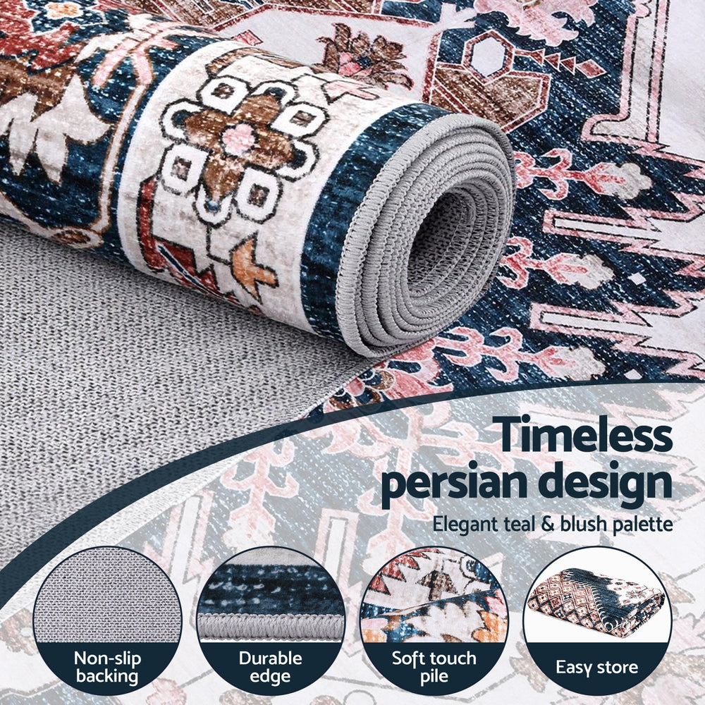 Artiss Floor Rug 160X230cm Large Washable Persian Area Rug Living Room Carpet-3
