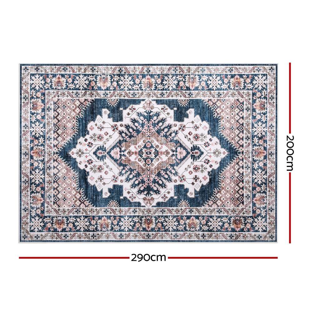 Artiss Floor Rug 200X290cm Large Washable Persian Area Rug Living Room Carpet-1