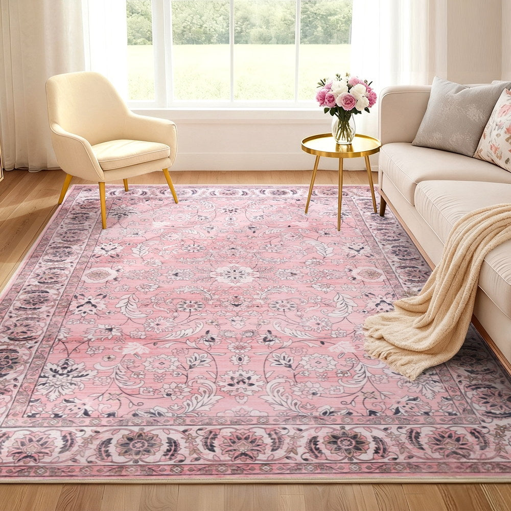 Artiss Floor Rug 200X290cm Large Washable Area Rug Vintage Living Room Carpet-0