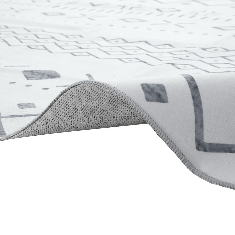 Artiss Floor Rugs 200x290cm Washable Area Mat Large Carpet Soft Short Pile Una-2