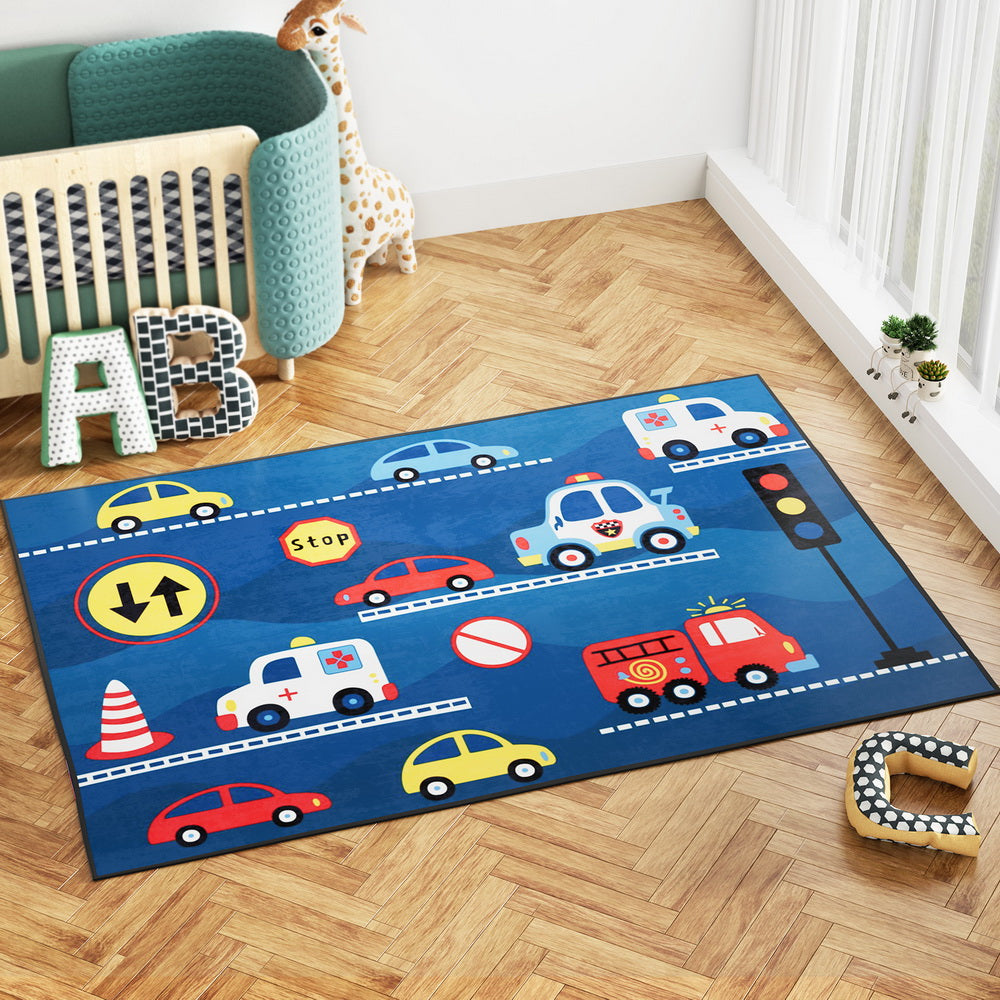 Artiss Floor Rugs 160x230cm Washable Area Mat Large Carpet Soft Short Pile Kids-4